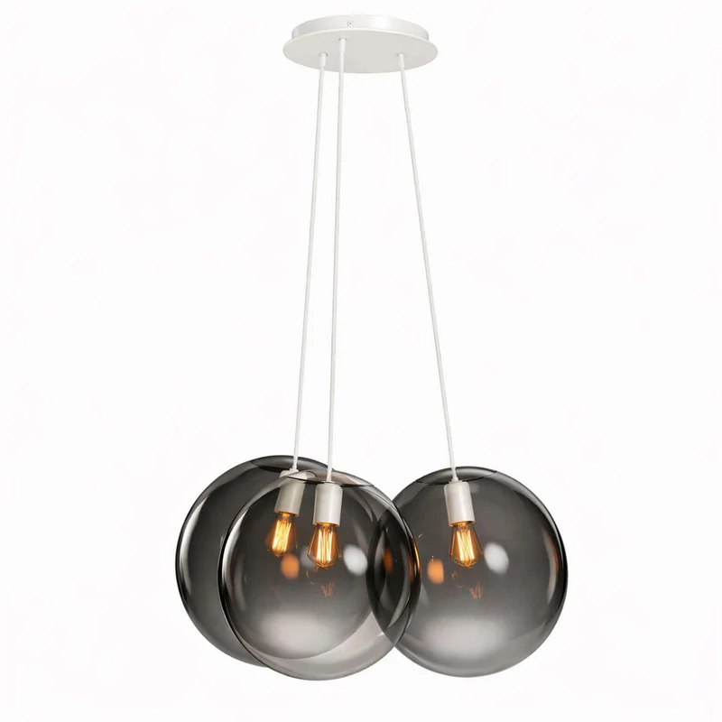 s.luce Orb Cluster Glas-Hängelampe 3-flammig 3x20cm