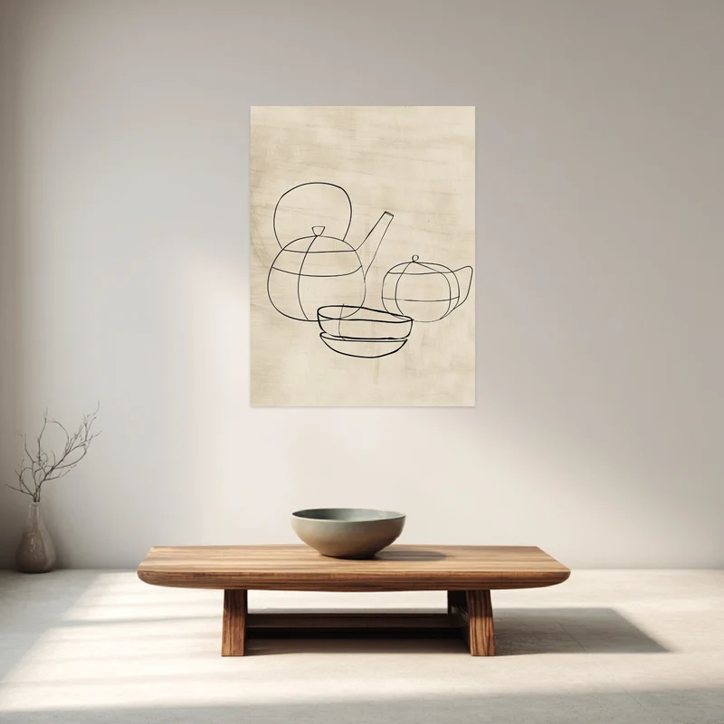 Zen Teeritual Leinwand