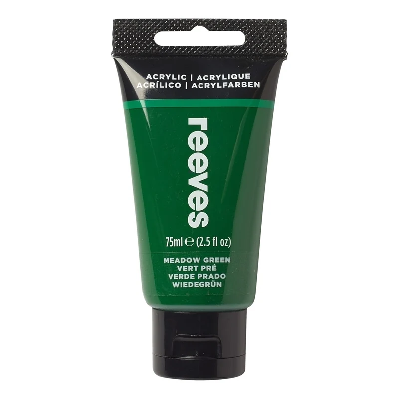 Reeves - Grass-Meadow Green - Fine Acrylic - 75ml