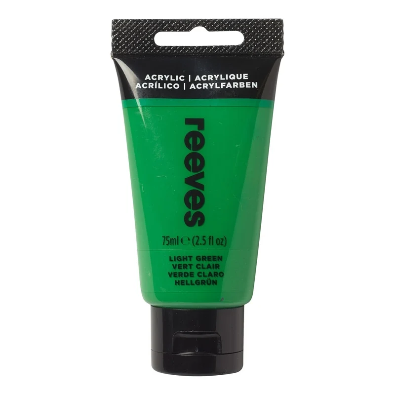 Reeves - Light Green - Fine Acrylic - 75ml