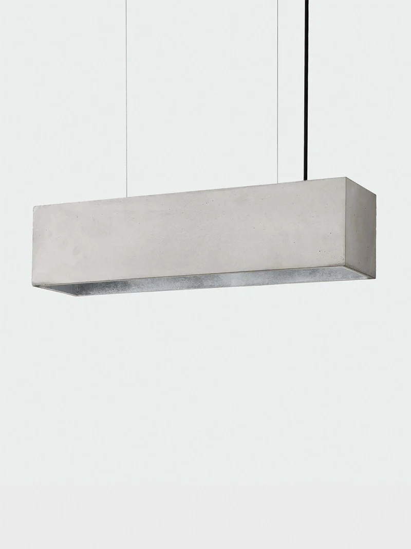 Gantlights B4 LED-Pendelleuchte Beton 56cm dimmbar