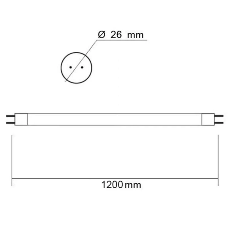 T8 LED Röhre Nano+ 120 in Neutralweiß 2550lm