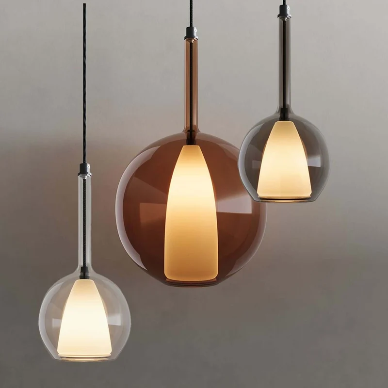 s.luce Belluna Cluster Glas-Hängeleuchte 3-flammig