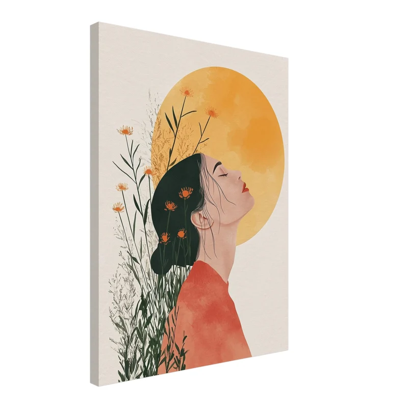 Sonnenblumenklang Leinwand