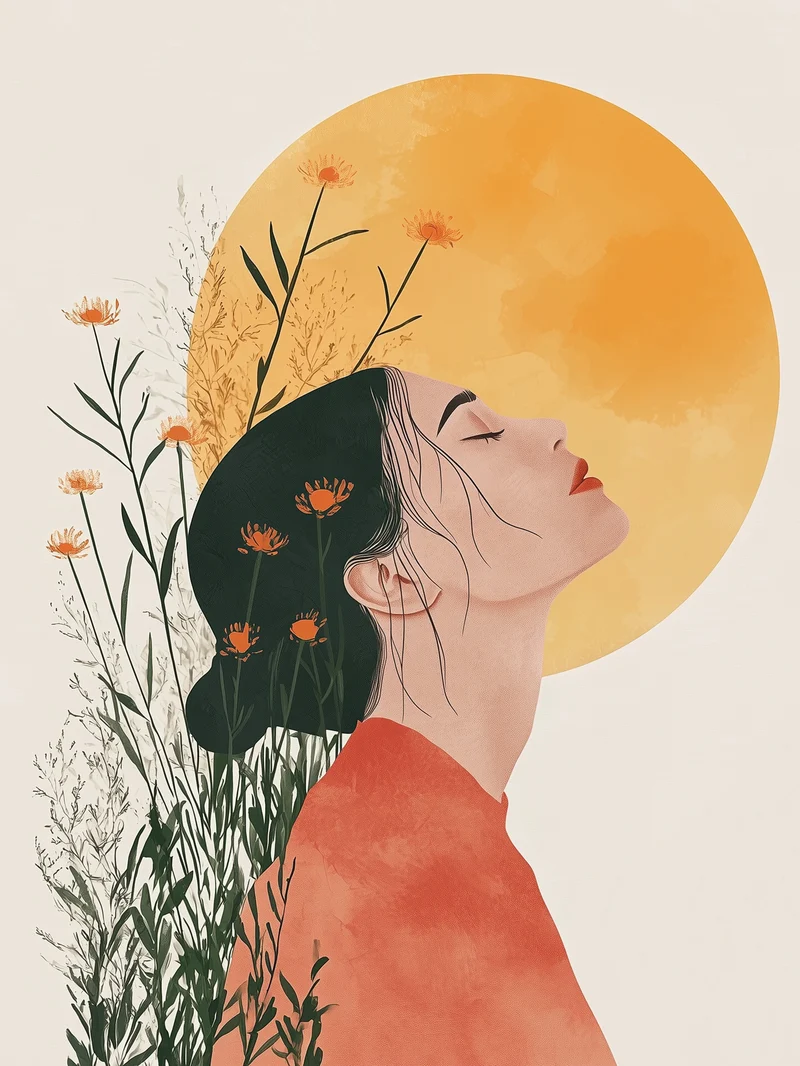 Sonnenblumenklang Poster