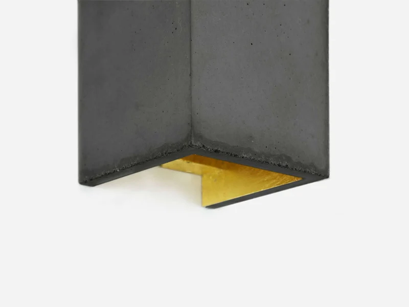 Gantlights B8 Beton Wandlampe rechteckig Up & Down