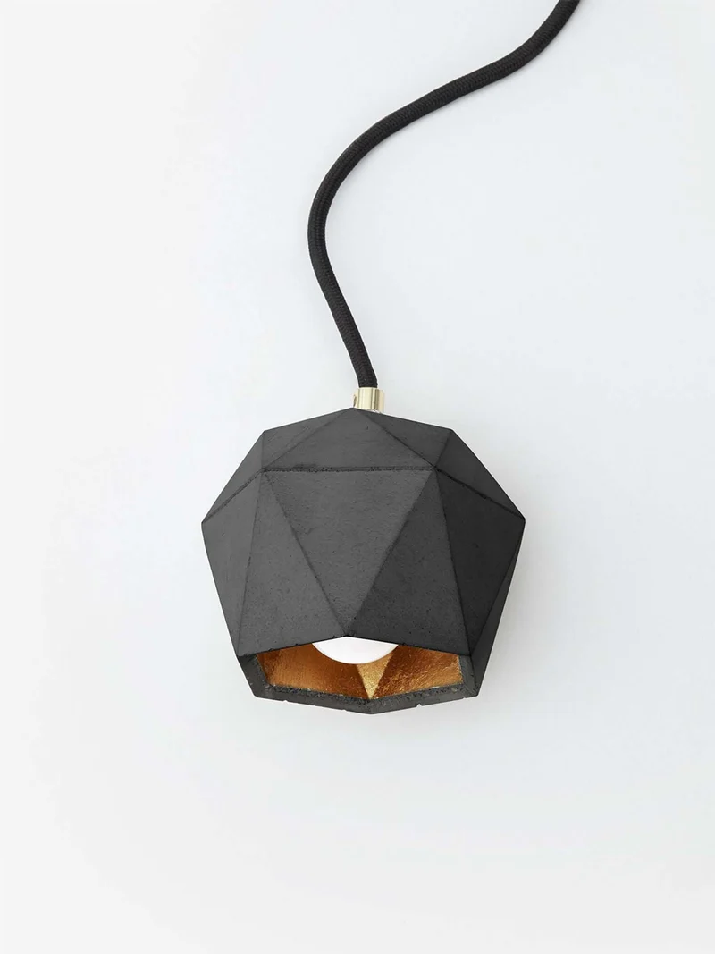 Gantlights T2-Up Tischlampe Beton
