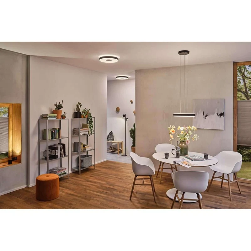 LED Wand- & Tischleuchte Puric Pane mit Touch-Dimmer Schwarz