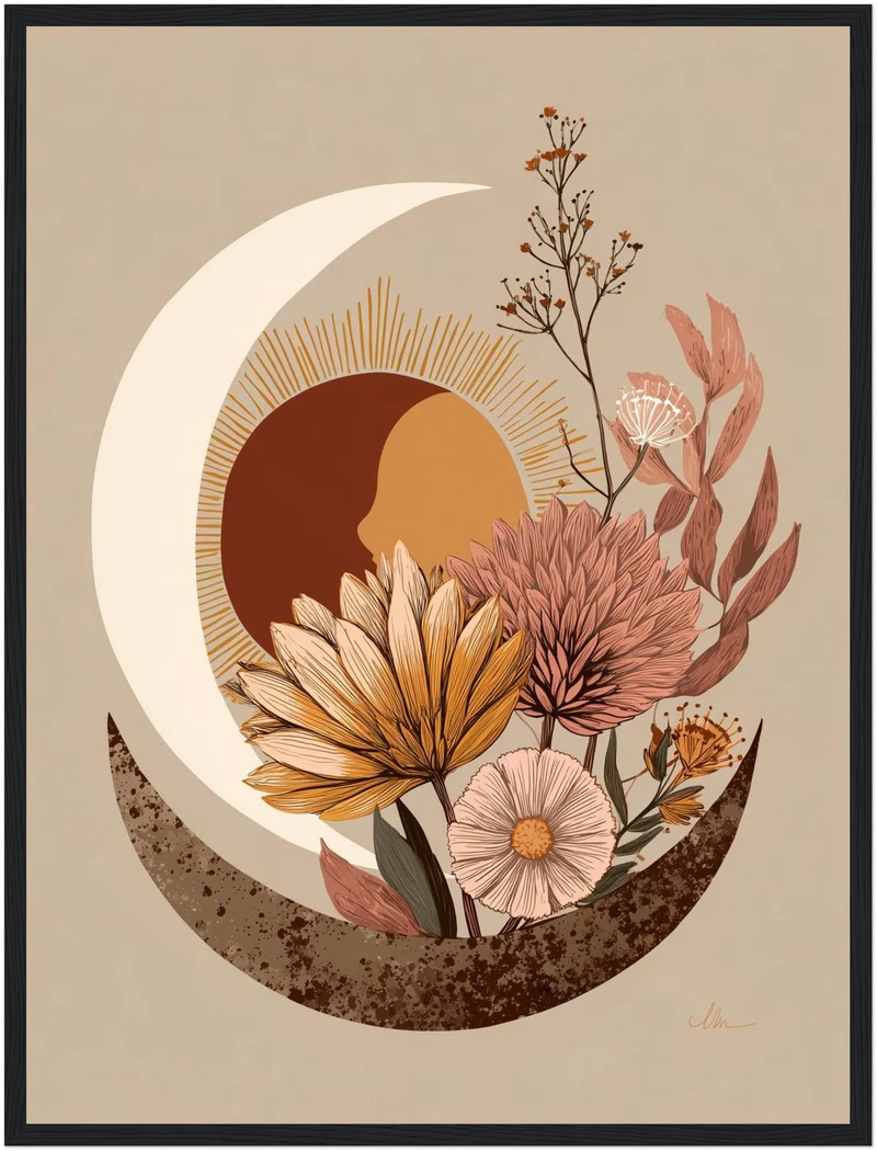 Luna Blütenpracht Poster