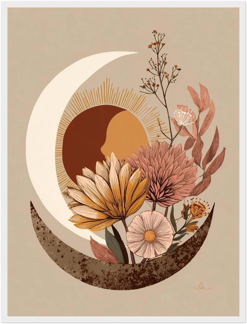 Luna Blütenpracht Poster