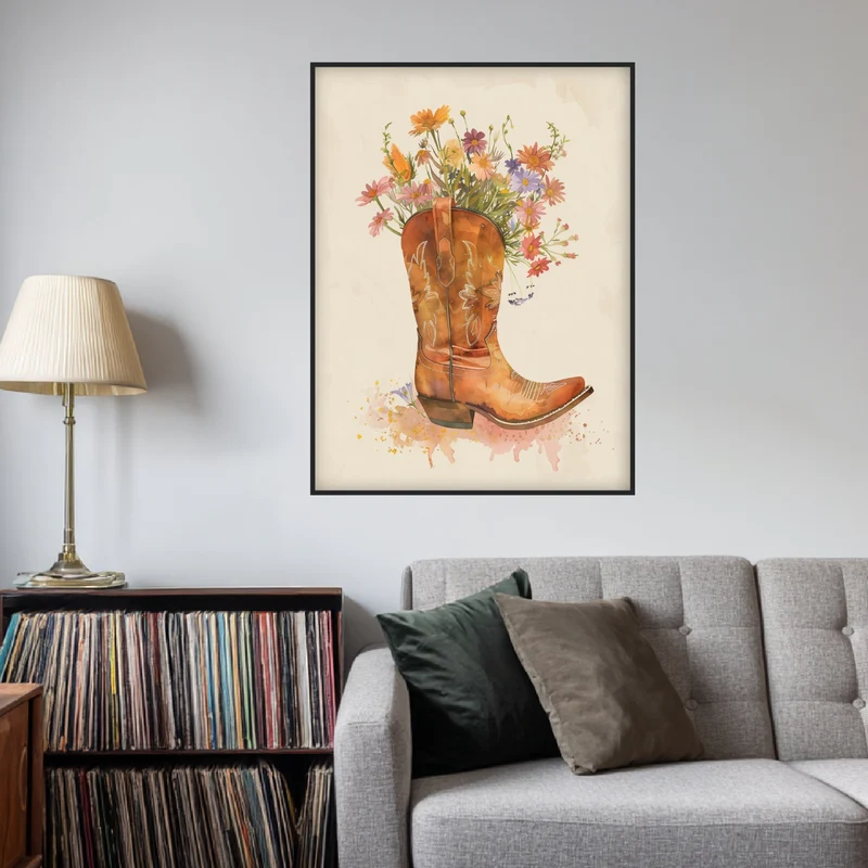 Blumencowboy Poster