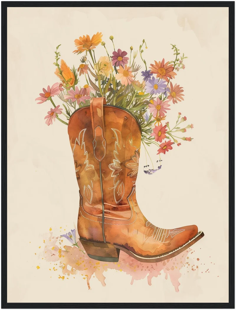 Blumencowboy Poster