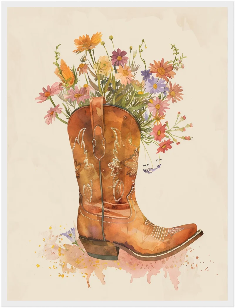 Blumencowboy Poster