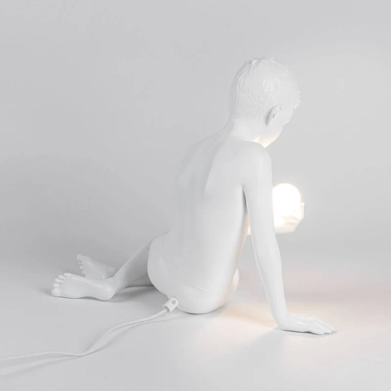 Seletti Innerflow Mini LED-Dekoleuchte Junge Harz