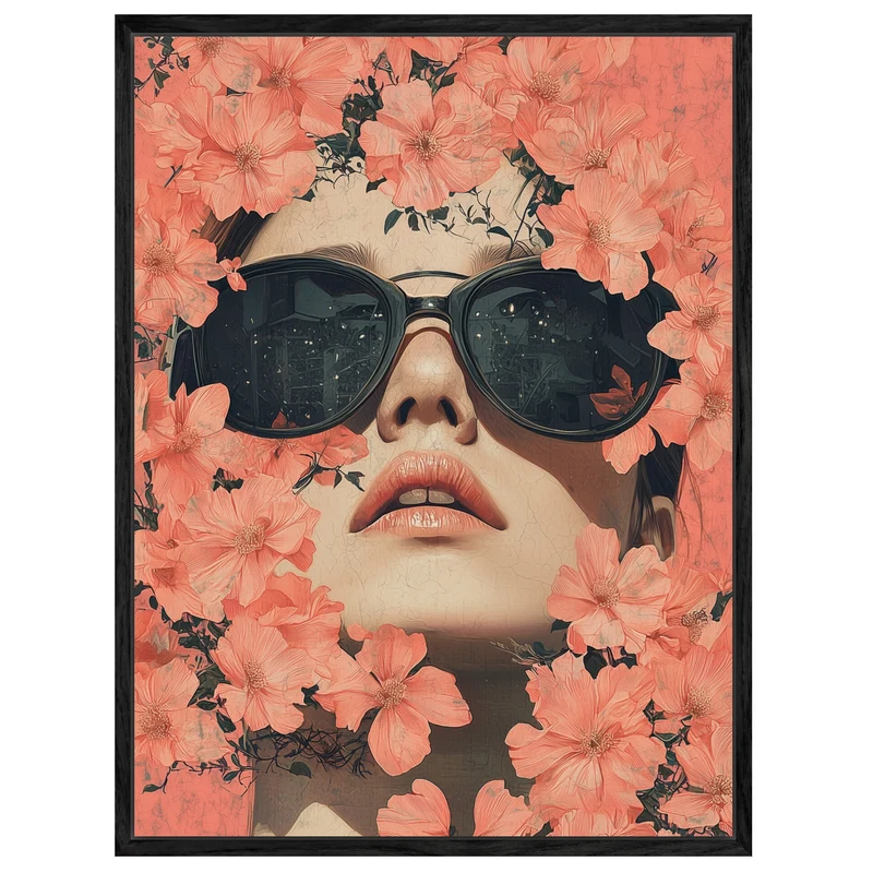 Blumenhafte Ruhe Leinwand