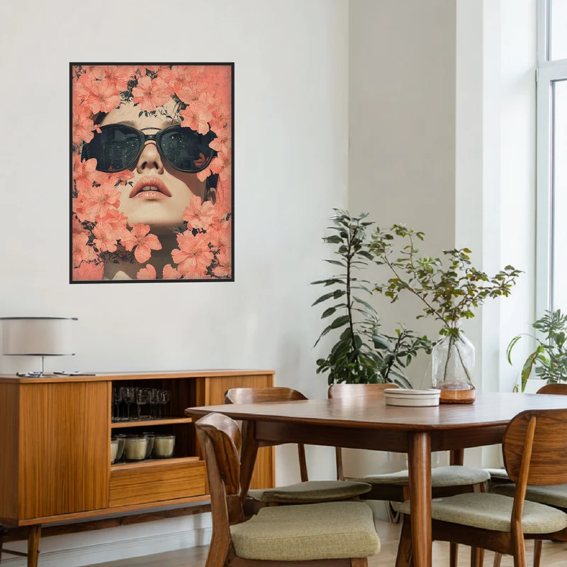 Blumenhafte Ruhe Poster