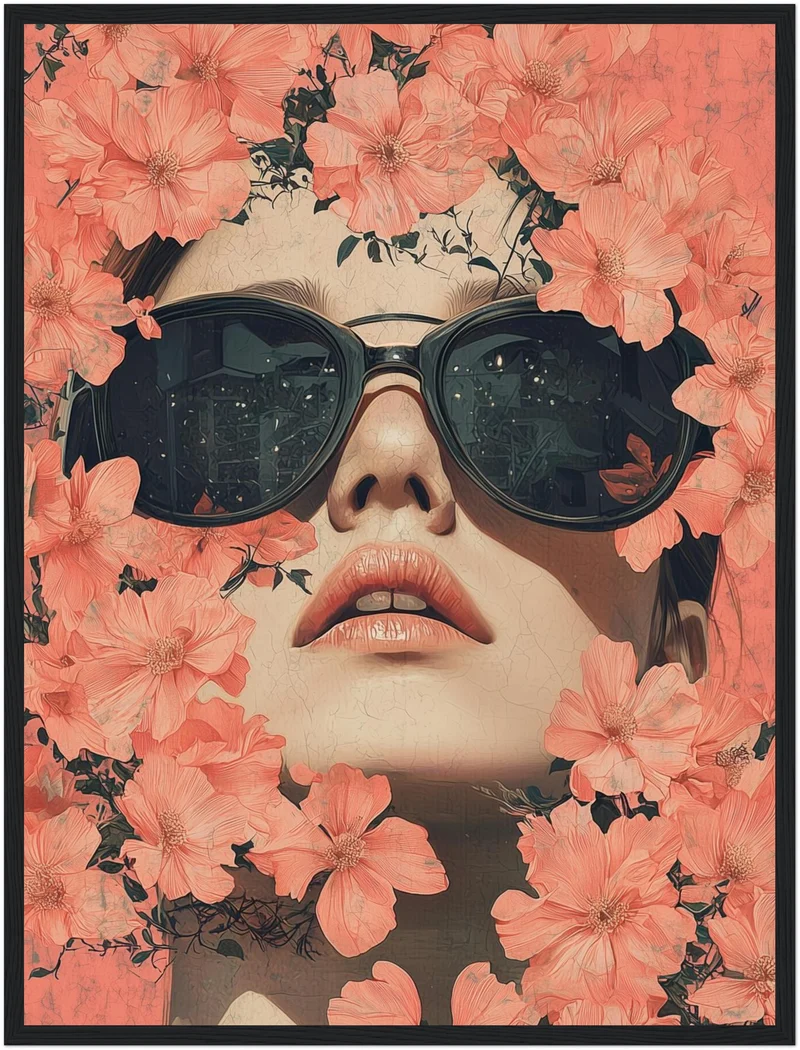 Blumenhafte Ruhe Poster