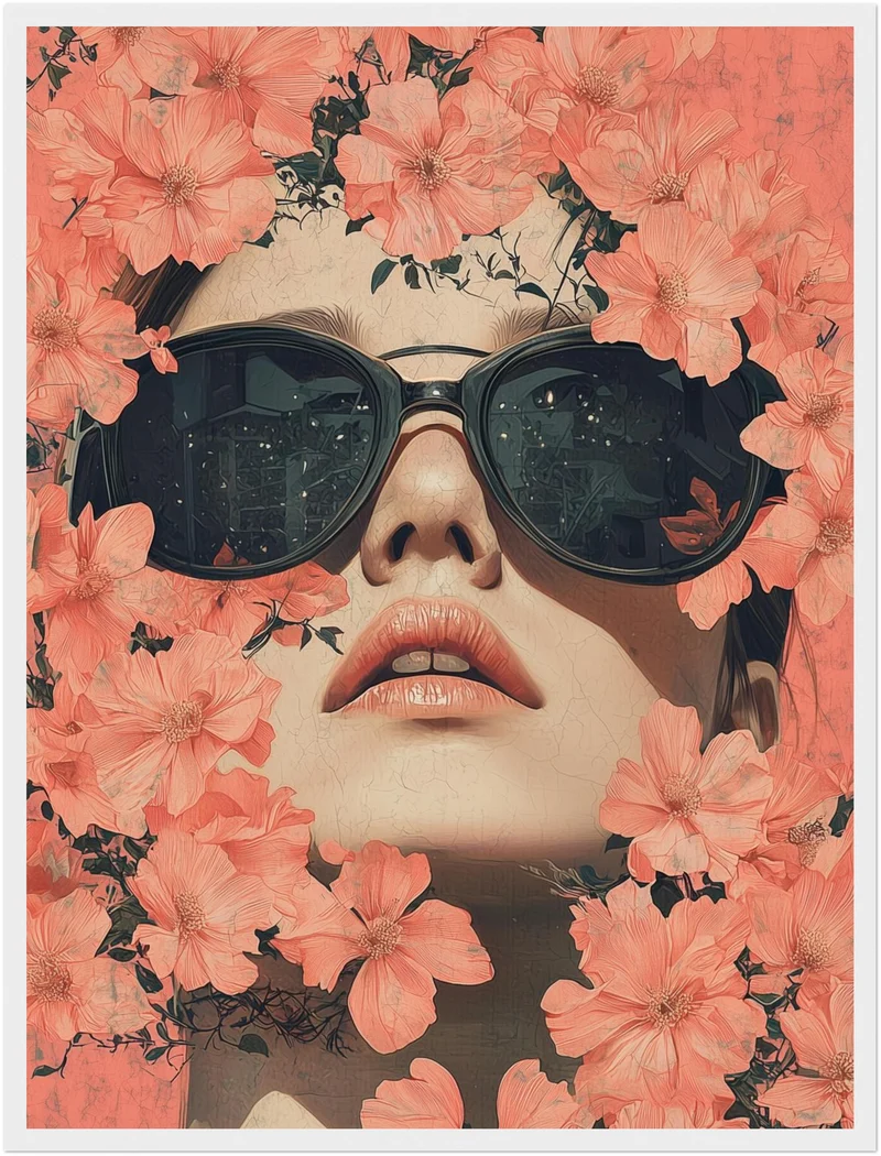 Blumenhafte Ruhe Poster