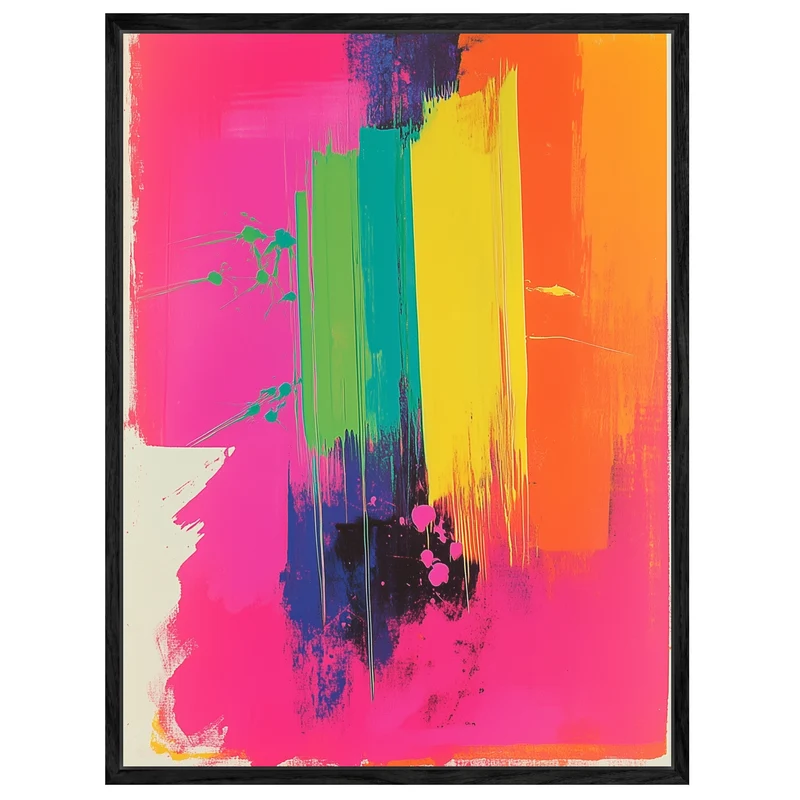 Farbexplosion der Sinne Leinwand