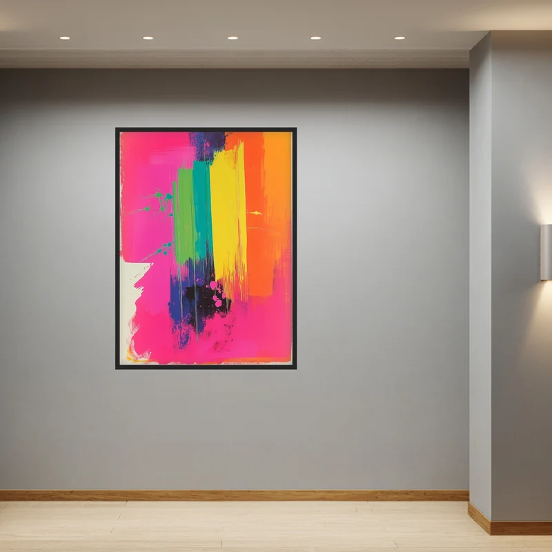 Farbexplosion der Sinne Poster