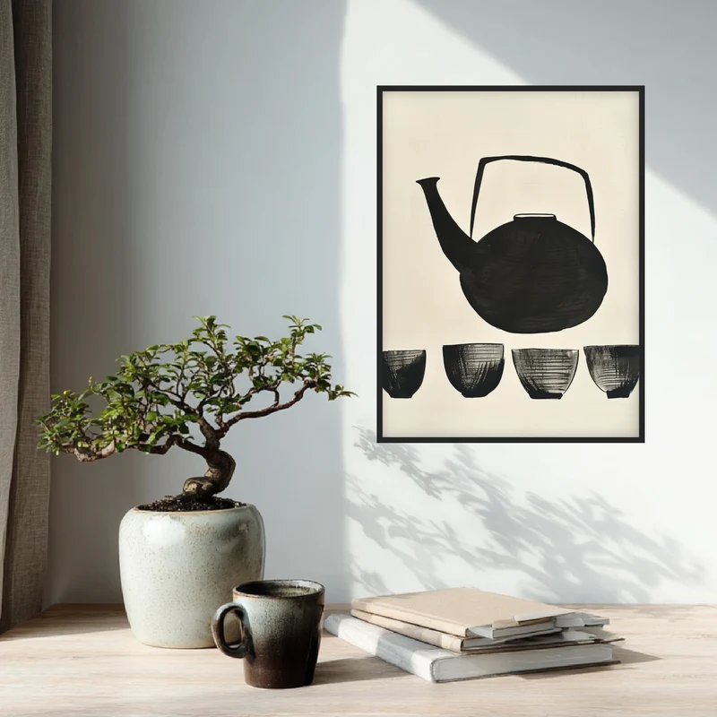 Zen Teezeremonie Poster
