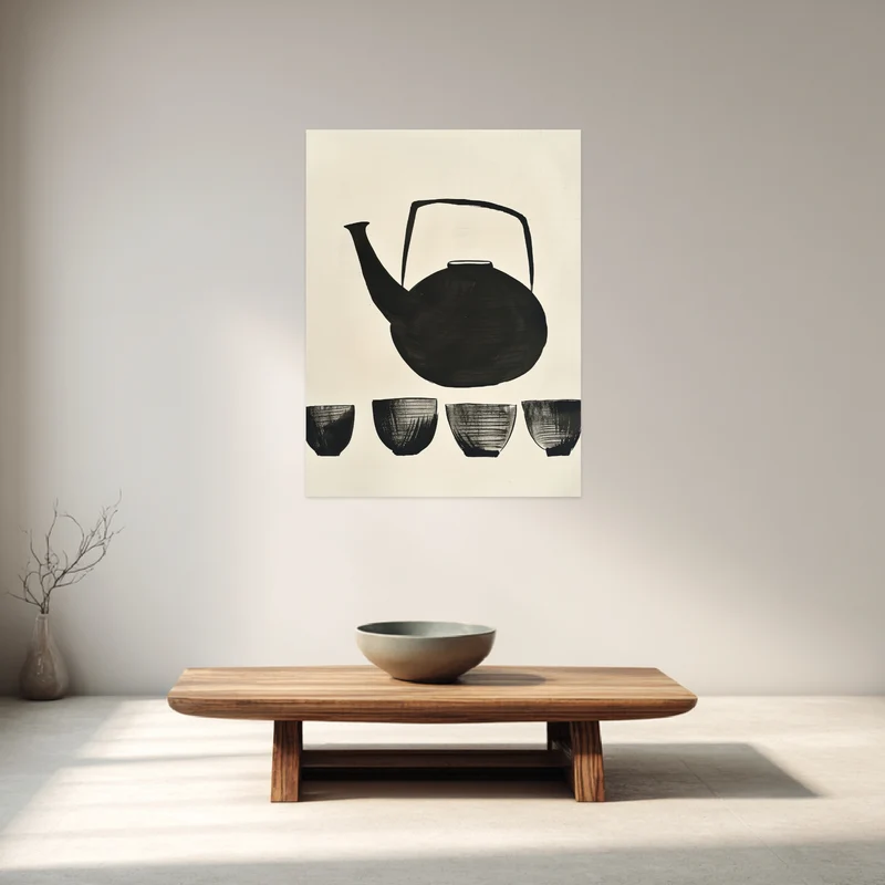 Zen Teezeremonie Poster