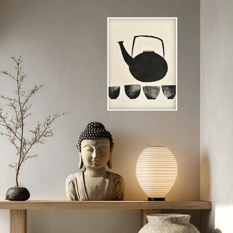 Zen Teezeremonie Poster