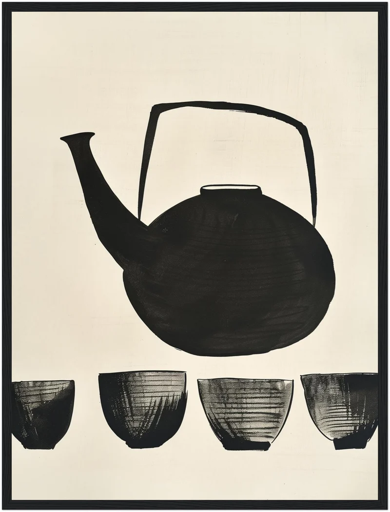 Zen Teezeremonie Poster