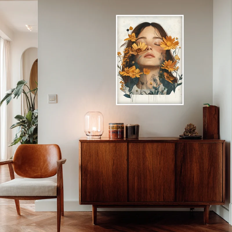 Blütenzauber der Seele Poster