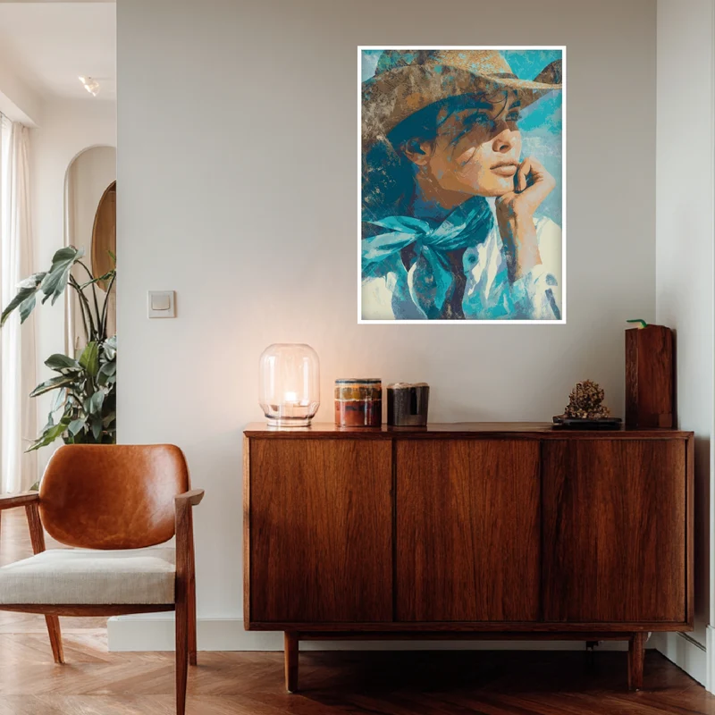 Die Träumerin im Sonnenlicht Poster