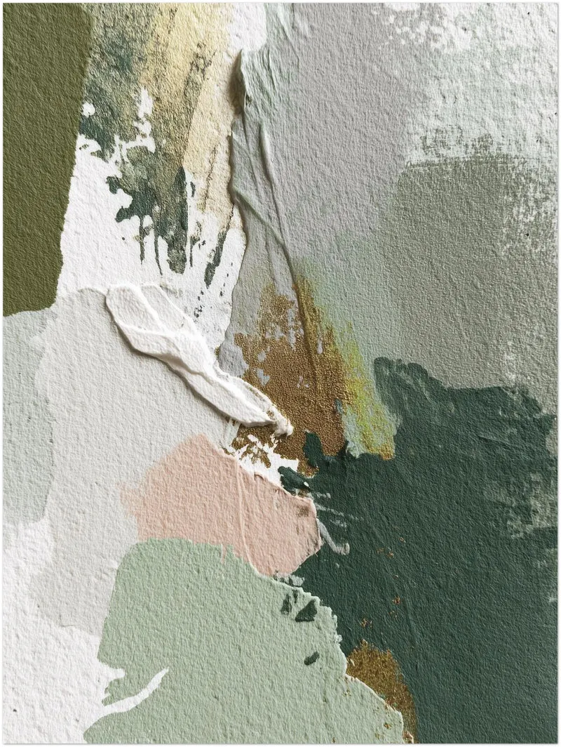 Sanftes Farbenspiel Leinwand