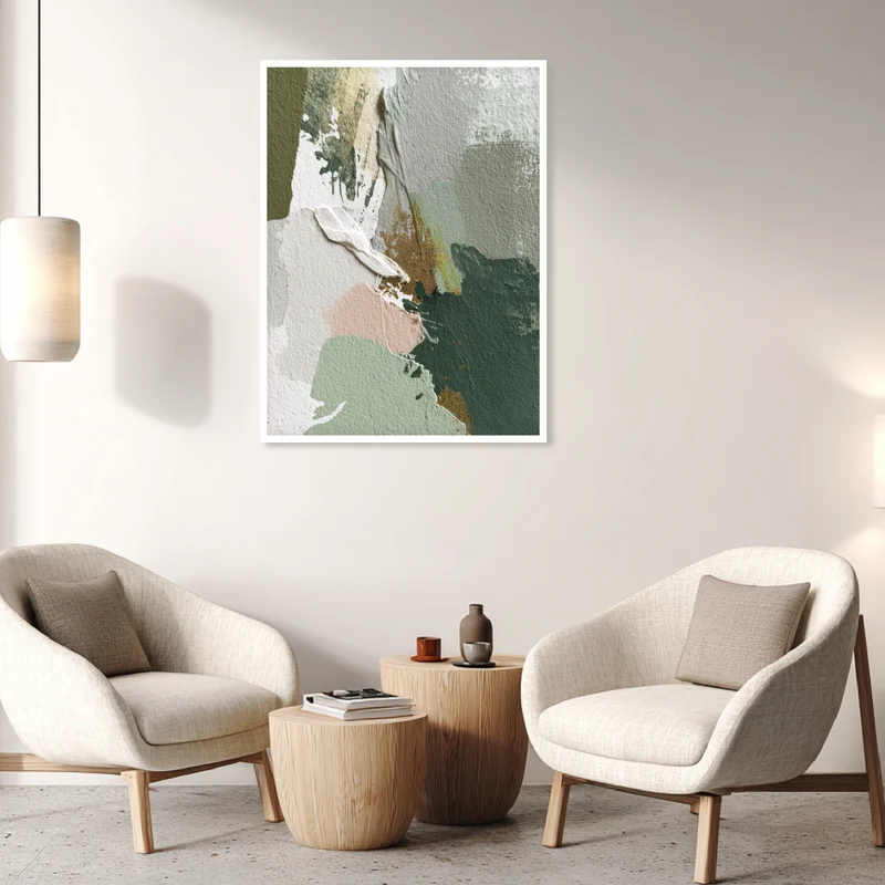 Sanftes Farbenspiel Poster