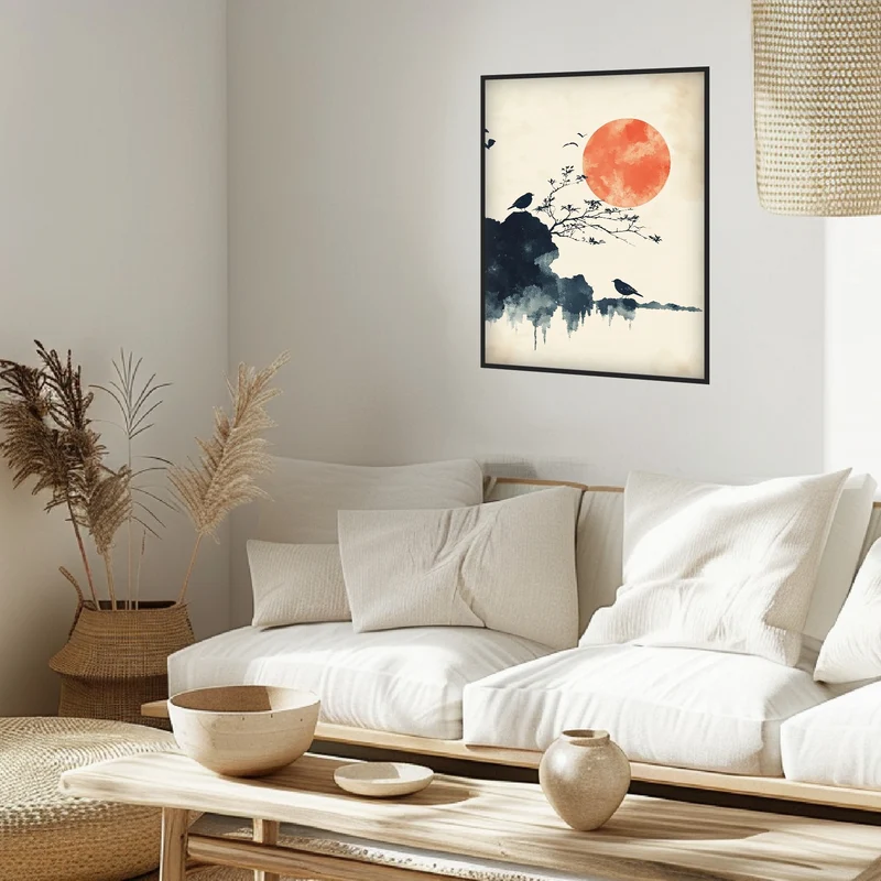 Sonnenaufgang über der Stille Poster