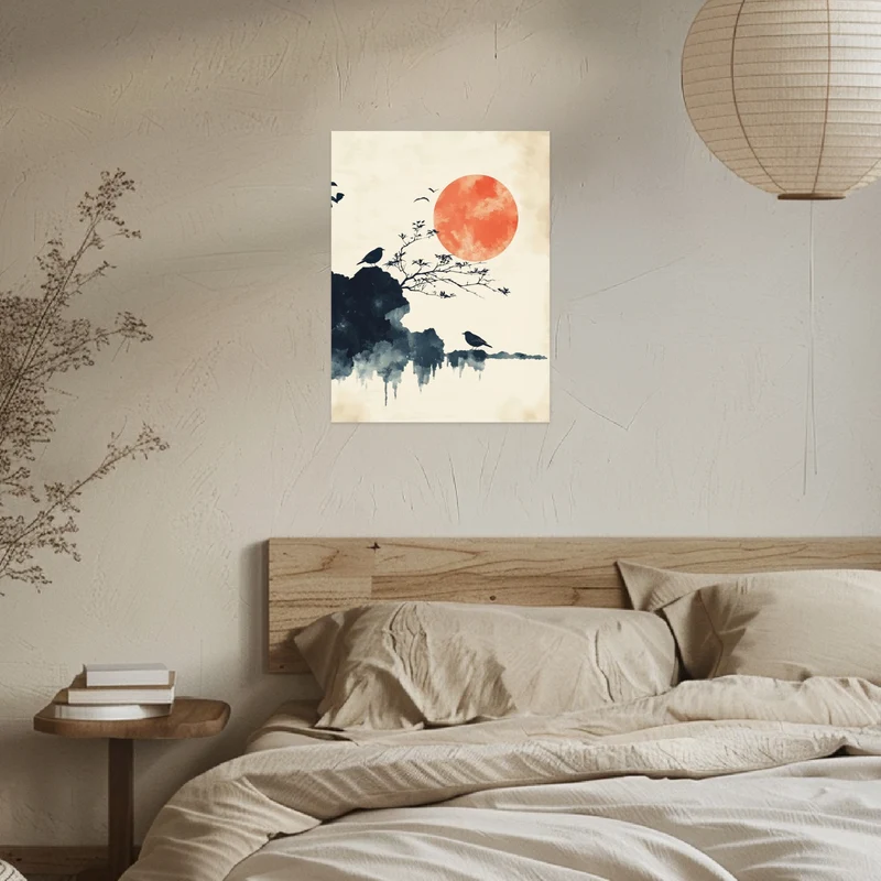Sonnenaufgang über der Stille Poster