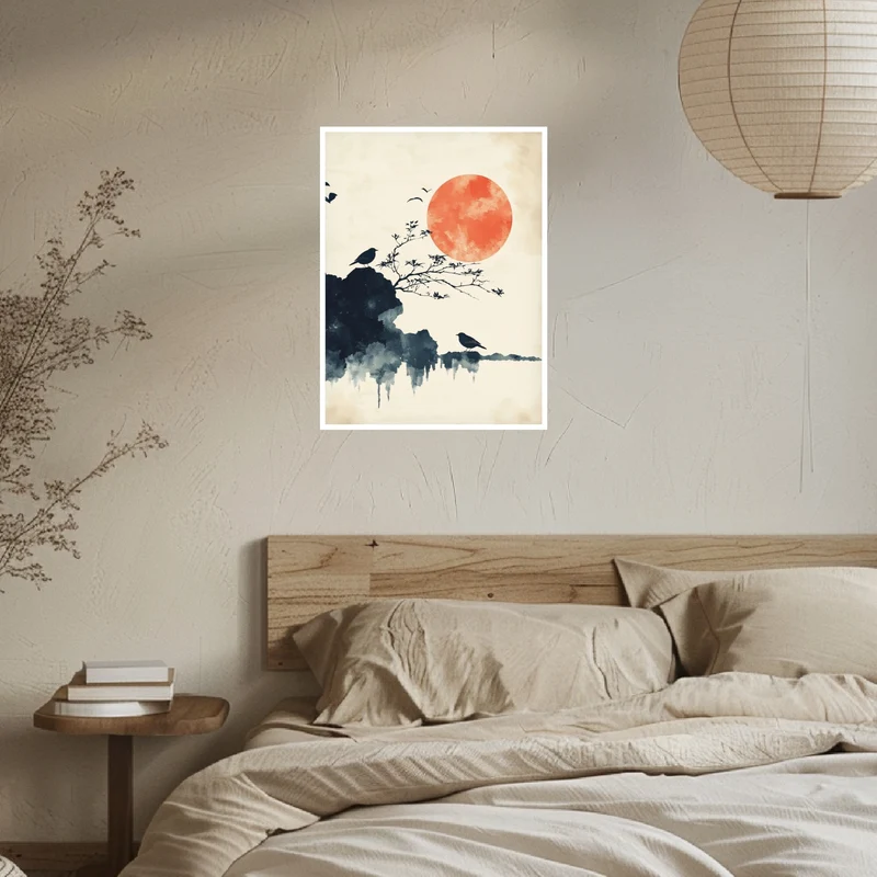 Sonnenaufgang über der Stille Poster