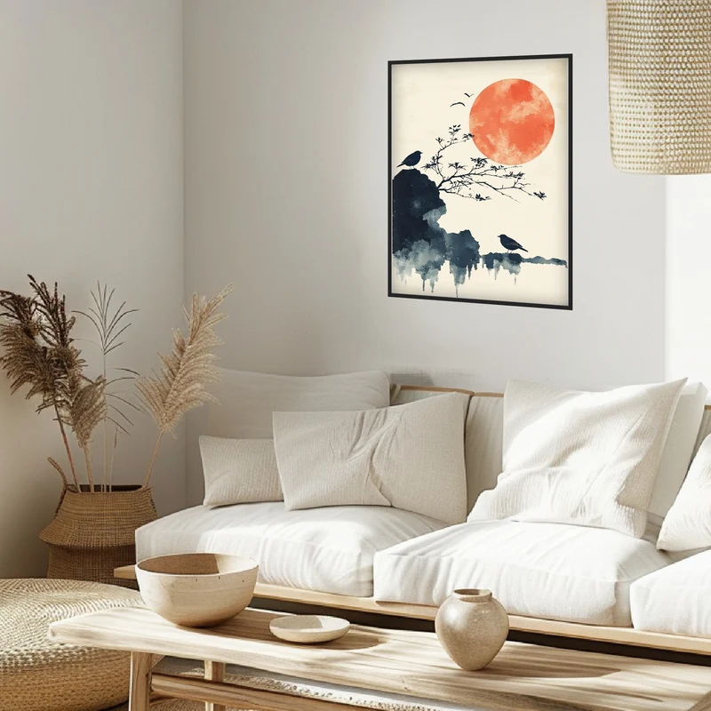 Sonnenaufgang über der Stille Poster