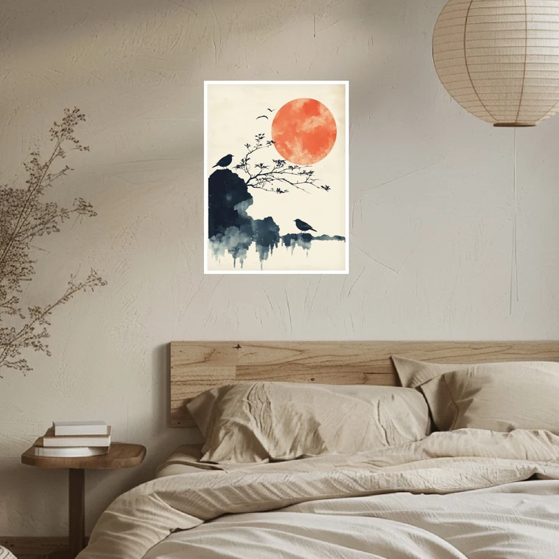 Sonnenaufgang über der Stille Poster