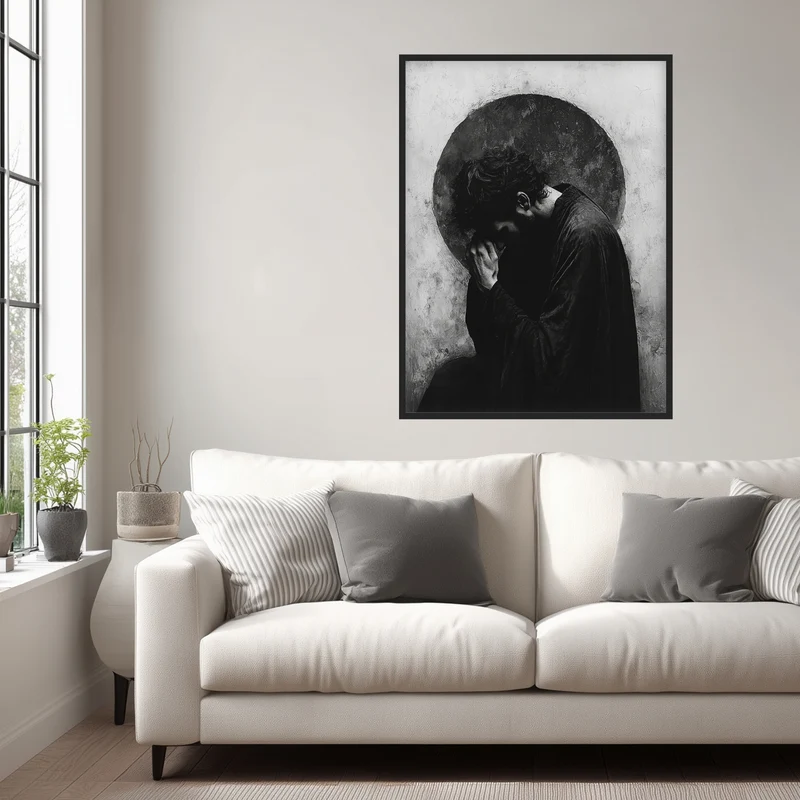Versunken im Gebet Poster