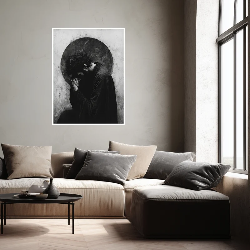 Versunken im Gebet Poster