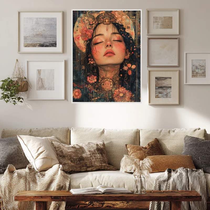 Blumen der inneren Ruhe Poster