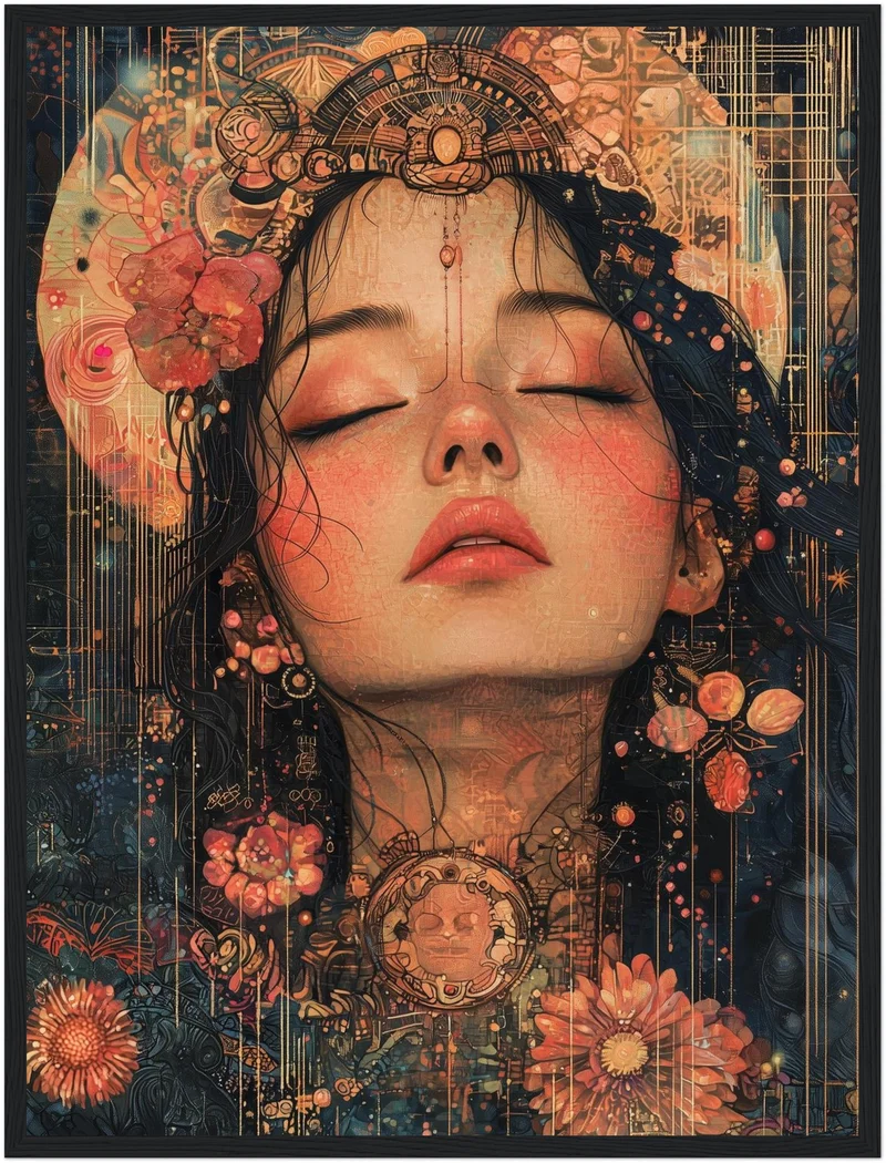 Blumen der inneren Ruhe Poster