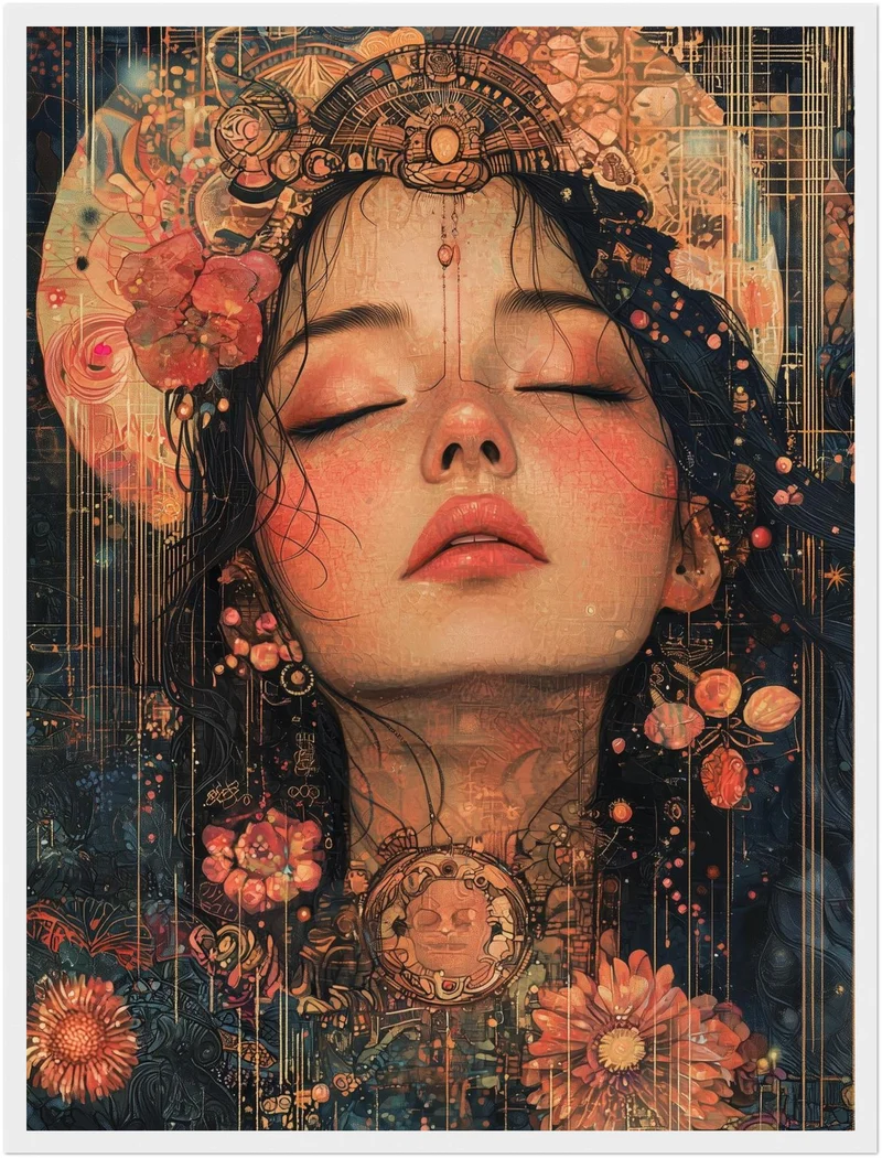 Blumen der inneren Ruhe Poster