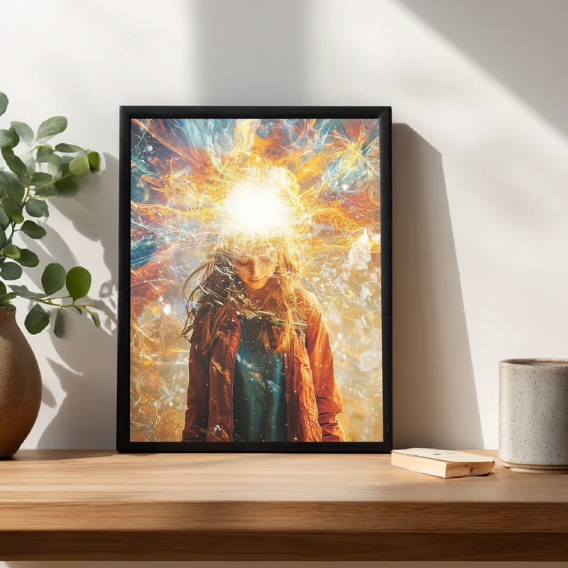 Inneres Leuchten Poster
