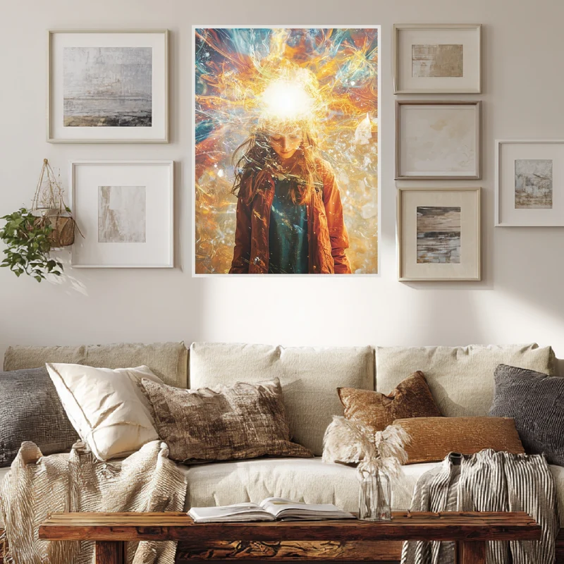 Inneres Leuchten Poster