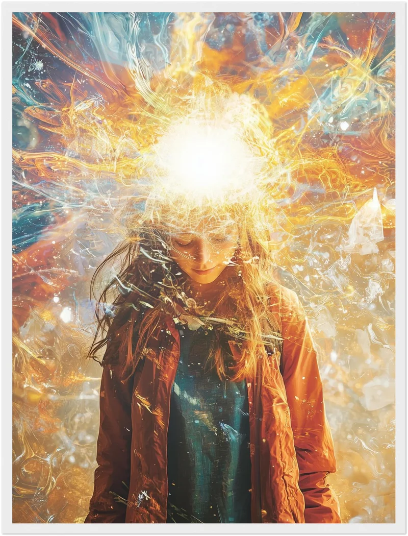Inneres Leuchten Poster