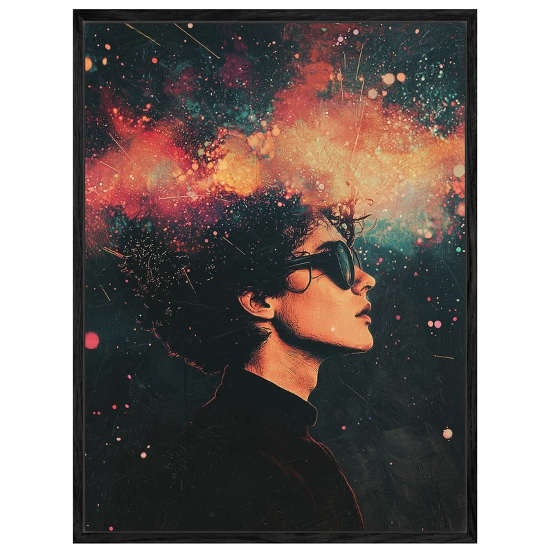 Kosmische Gedankenreise Leinwand