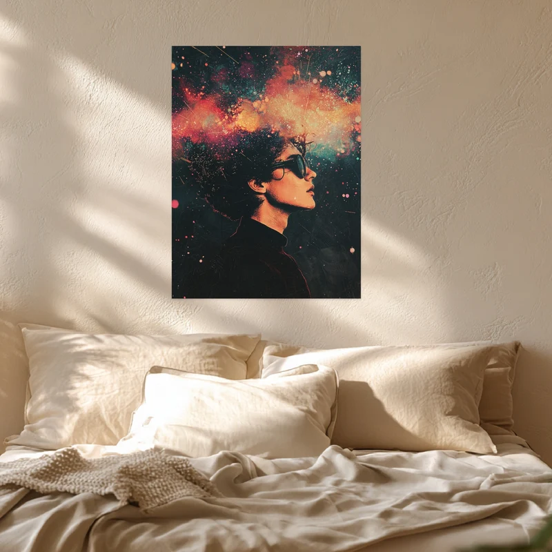 Kosmische Gedankenreise Poster