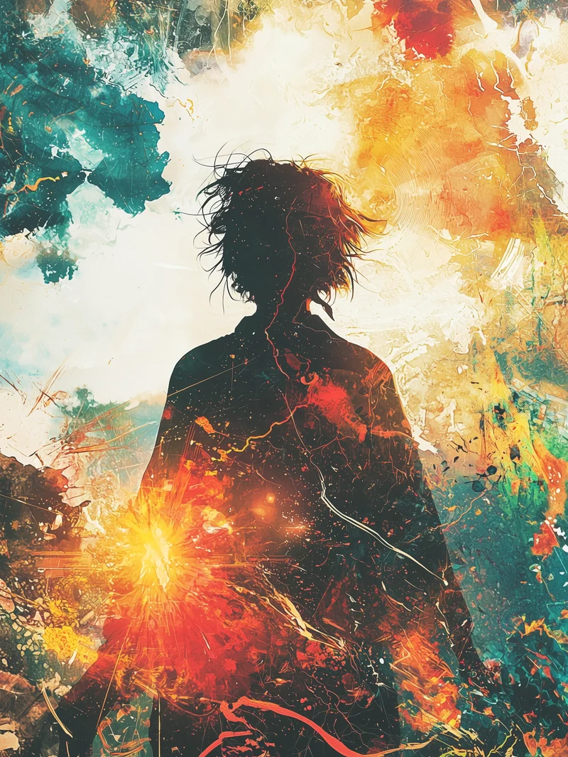 Kraft der Farben Poster