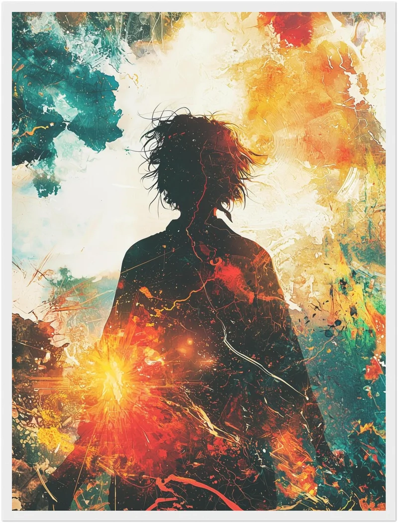 Kraft der Farben Poster