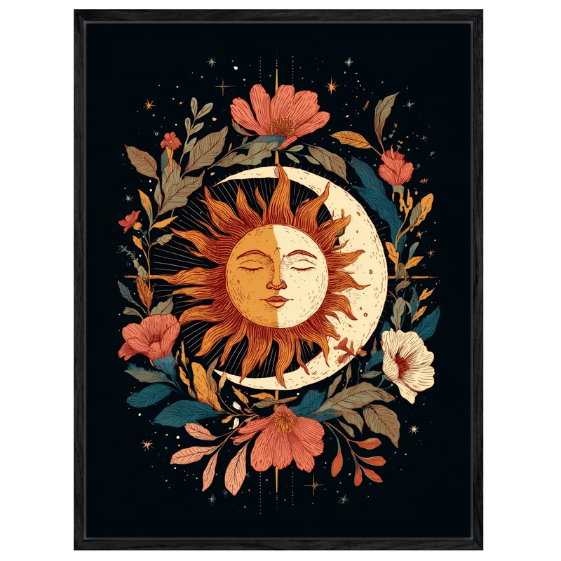 Sonnenmondblüte Leinwand
